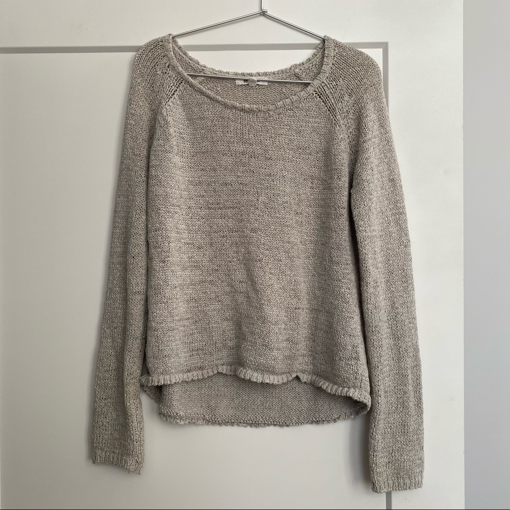 BB Dakota Grey Knit Sweater